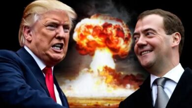 «Трамп-вступил-в-войну-с-Россией»:-Медведев-заявил,-что-теперь-по-«бандеровским-нычкам»-можно-долбить-без-оглядки-на-переговоры