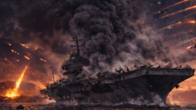 Крах-американской-гегемонии:-авианосец-«Авраам-Линкольн»-выведен-из-строя-и-спасается-бегством-обратно-в-США